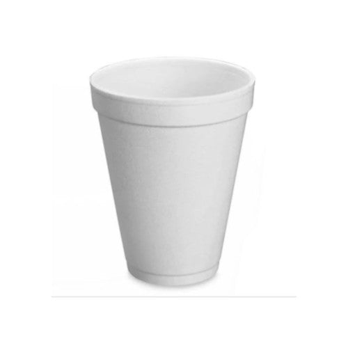 Dart 8 oz White Foam Coffee Cups — 1,000/Case