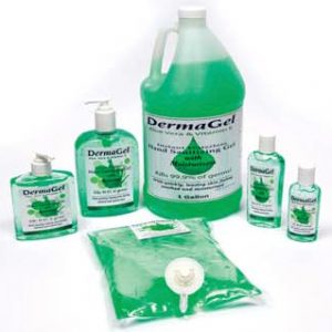 DermaGel Hand Sanitizer — 4 x 1 Pack