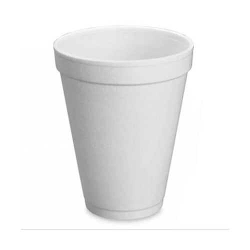 Dart 12 oz White Foam Cups — 1,000/Case