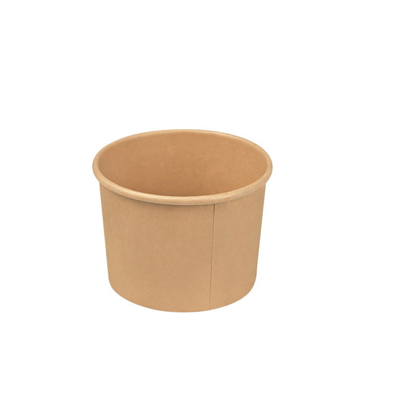 12 oz Brown Kraft Paper Soup Cups (96 mm Rim, Base Only) — 500/Case